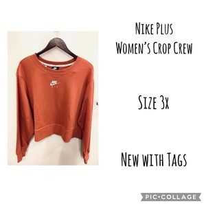 Nike Air Plus Womens Cropped Crew Top